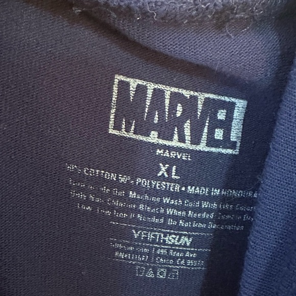 Women's Marvel Navy Blue Superhero Long Sleeve Shirt Size X-Large - Picture 3 of 6